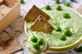 Соус из зеленого горошка