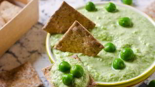 Соус из зеленого горошка