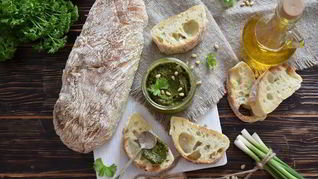 Классический соус песто с базиликом