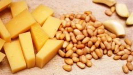 паста с соусом песто