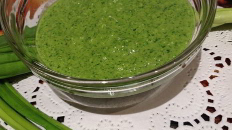 пенне с соусом песто из руколы