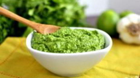 песто с кинзой