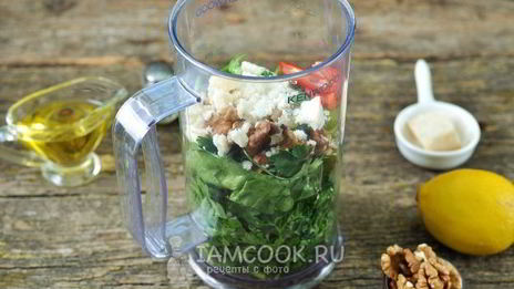 соус песто из первой зелени