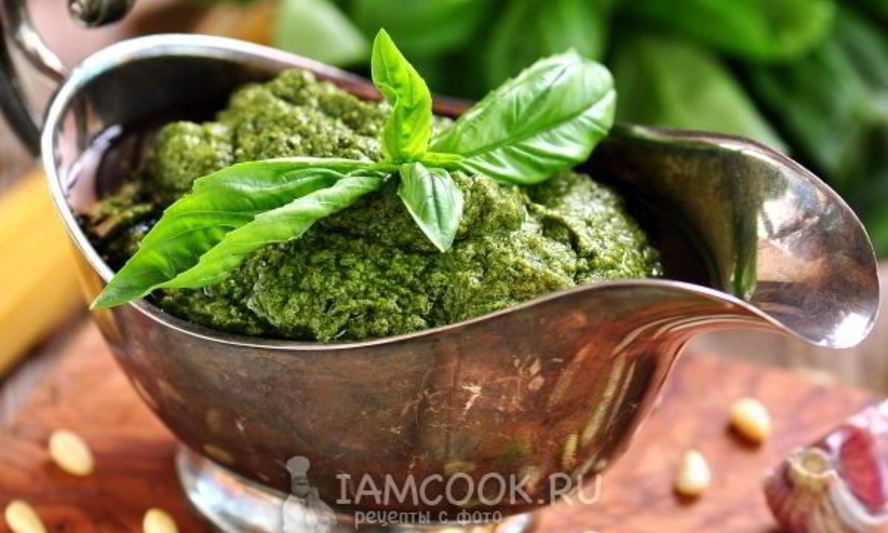 Рецепт соуса песто неклассический