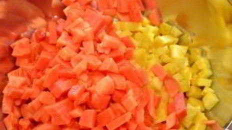 сальса из ананаса и папайи