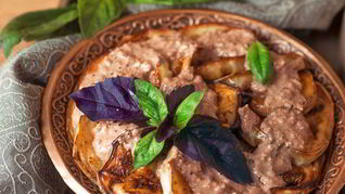 Сациви из баклажанов