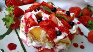 Фруктово-ягодный тартар