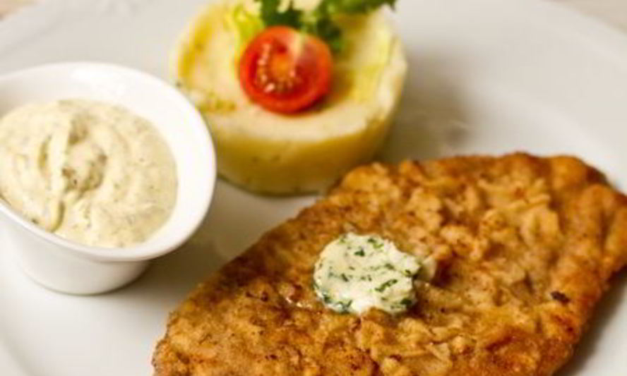 Рецепт шницеля из свиной вырезки с соусом тартар