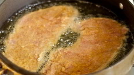 шницель из свиной вырезки с соусом тартар