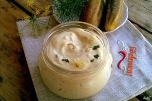 Соус Тартар с солеными огурцами