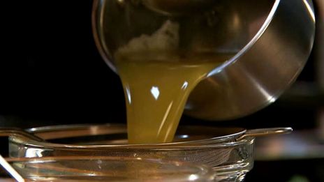 тартар из говядины с апельсиновым мармеладом