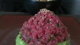 Тартар из тунца с авокадо