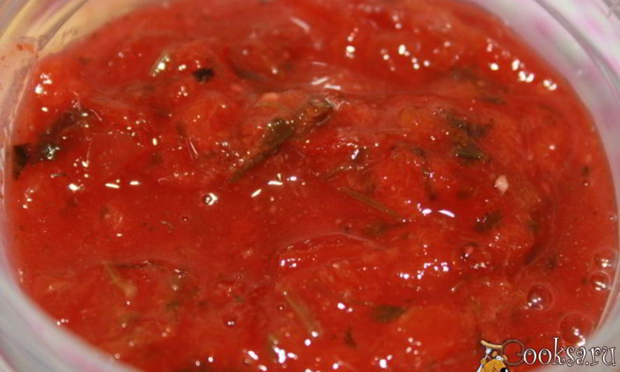 Рецепт соуса ткемали из алычи