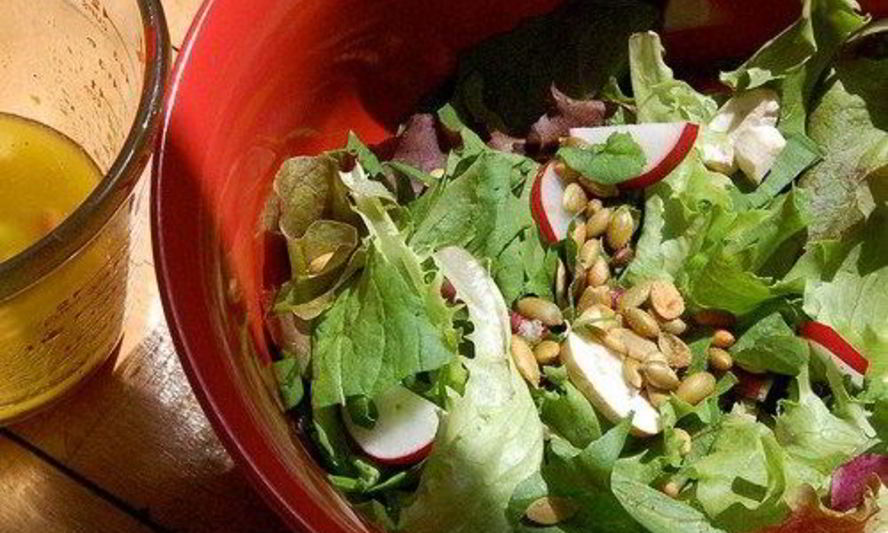 Рецепт заправки для салата с луком-шалотом и грейпфрутом