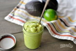 Заправка для салатов из авокадо