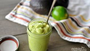 Заправка для салатов из авокадо