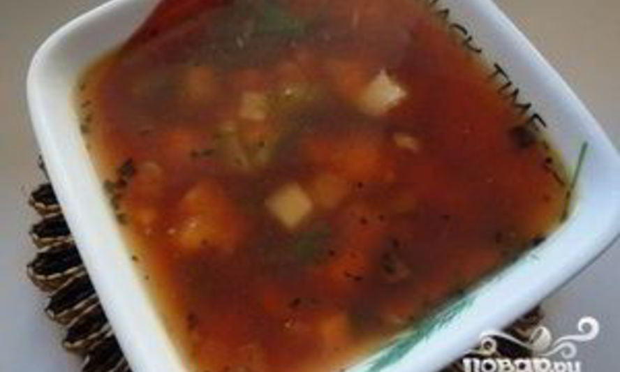 Рецепт борща без капусты