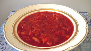 Борщ на бобах
