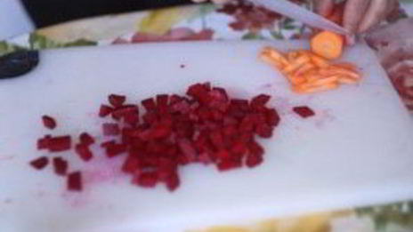 борщ на бобах