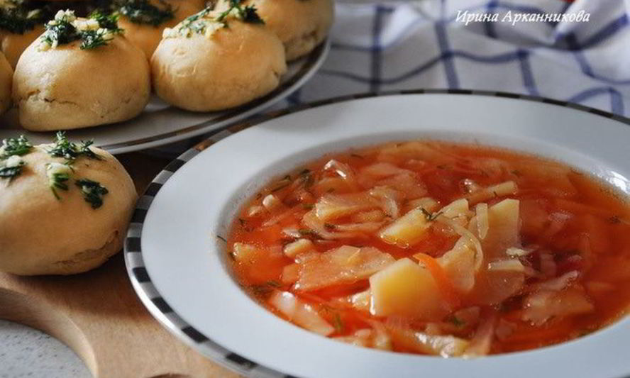 Рецепт борща на говяжьем бульоне