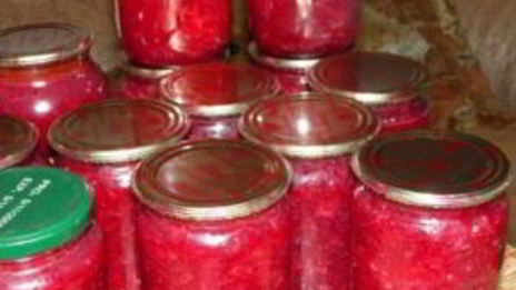 борщ на зиму с капустой