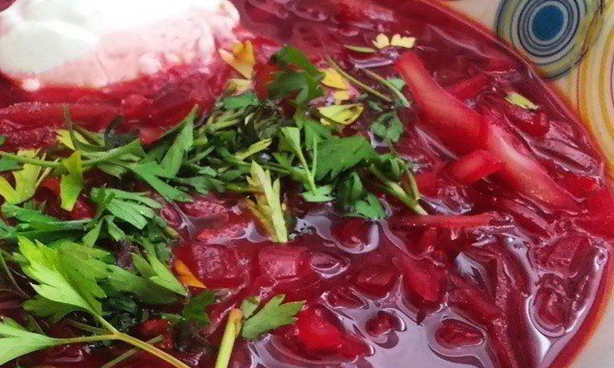 Рецепт борща с хрустящей капустой