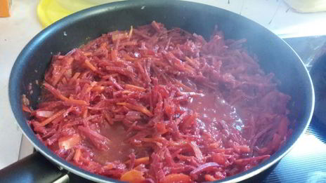 борщ с хрустящей капустой