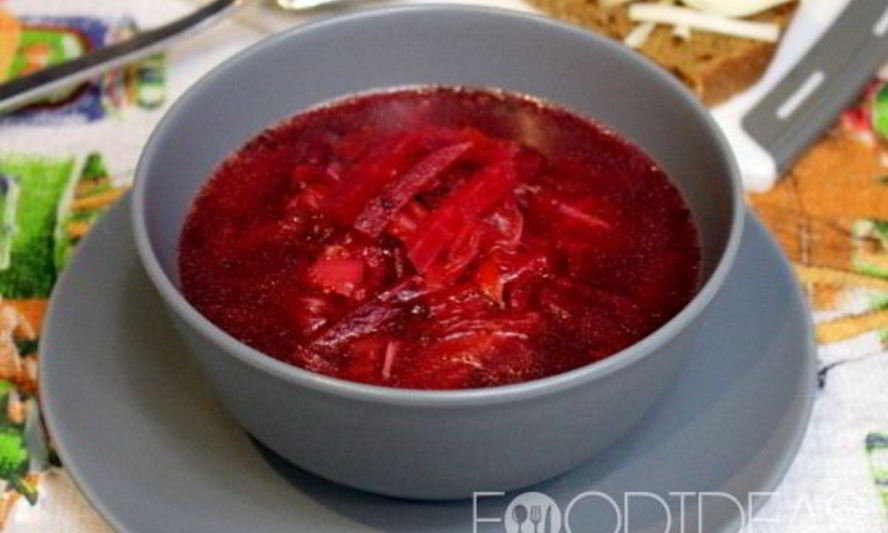 Рецепт борща с квашеной капустой