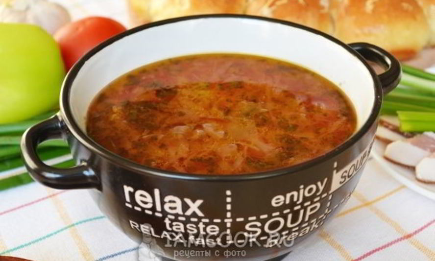 Рецепт борща с пампушками