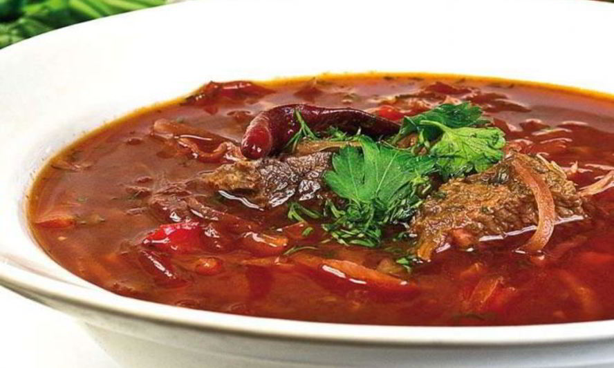 Рецепт борща с помидорами