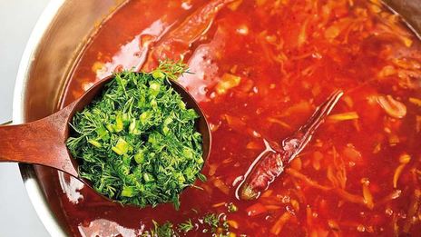 борщ с помидорами