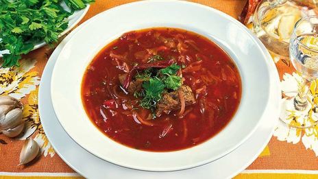 борщ с помидорами