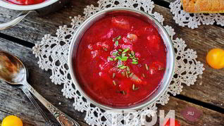 Борщ со свининой