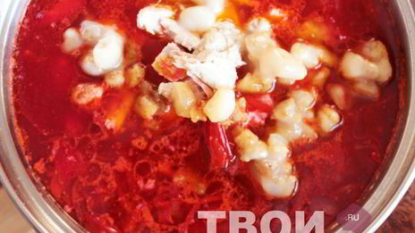 борщ со свининой