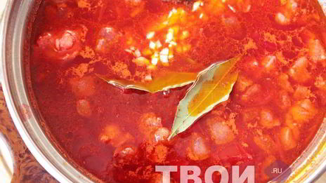 борщ со свининой