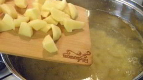 борщ вегетарианский с грибами