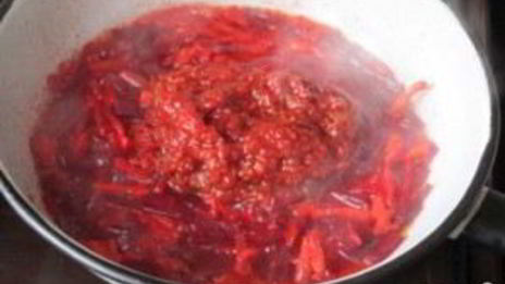 грибной борщ