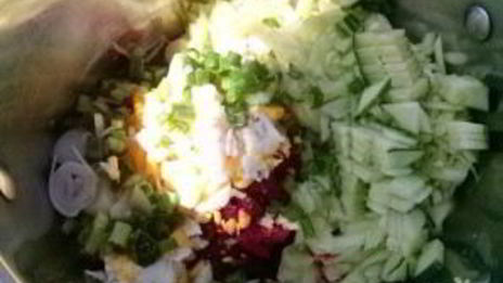 литовский холодный борщ