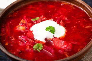 Украинский холодный борщ