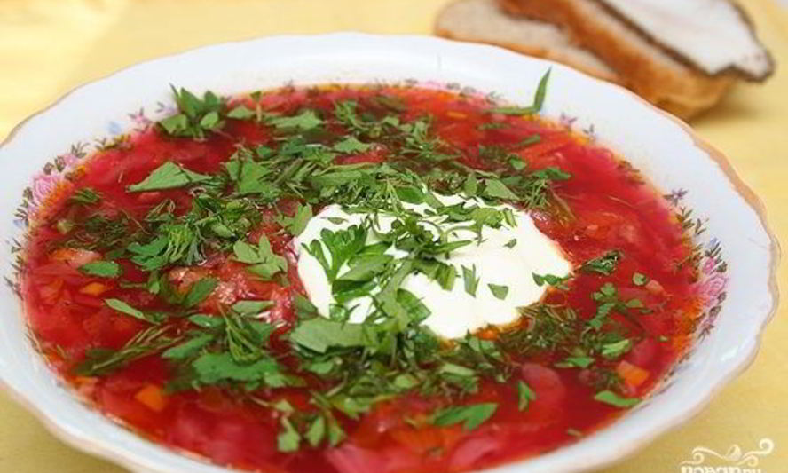 Рецепт закатки борща на зиму