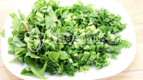 зеленый борщ с щавелем и черемшой