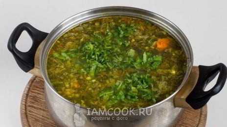 зеленый борщ со щавелем и адыгейским сыром