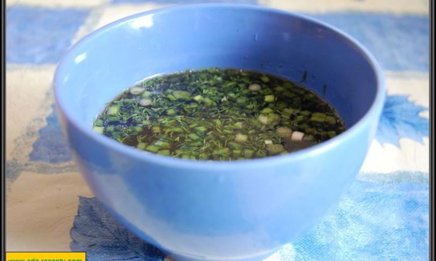 Рецепт бульона грибного с луком