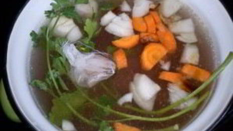 бульон из свинины