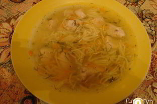 Бульон куриный легкий