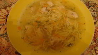 Бульон куриный легкий