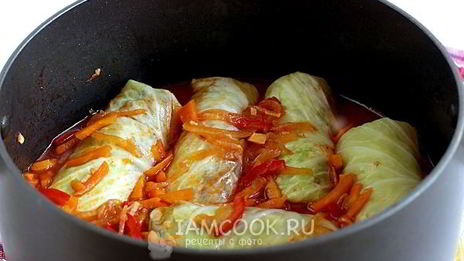 голубцы с гречкой в бульоне