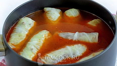 голубцы с гречкой в бульоне