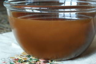 Куриный бульон по-французски