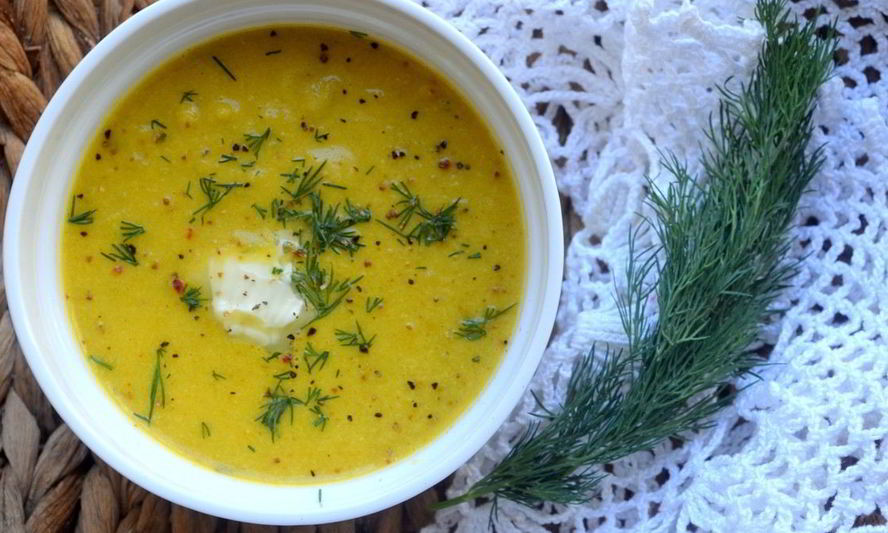 Рецепт овощного крема-супа на курином бульоне